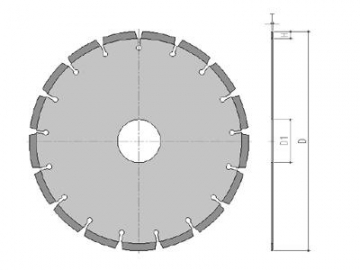 Diamond Saw Blade for Quartz Stone Cutting