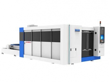 Integrated Tube and Sheet Fiber Laser Cutter with Full Cover Protection