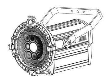 Stage Lighting LED Fresnel Spotlight  Code SS811SSW HD/SC HD Stage Lighting