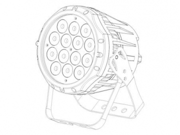 Stage Lighting 40W RGBW LED Par Light  Code SS358XCE/XCET Stage Lighting