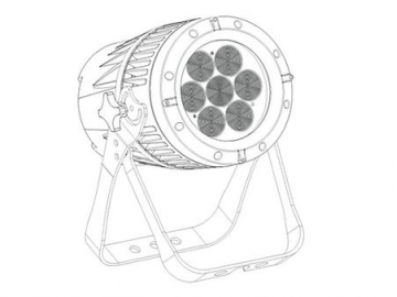 Stage Lighting Waterproof LED Par Light  Code SS345XCET/XCE Stage Lighting