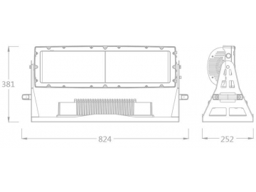 Architectural Lighting LED Floodlight RGBL RGBA RGBW  Code AM733SCT-SWT-CAT LED Light