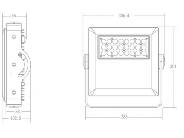 Architectural Lighting Waterproof Dimmable LED Spot Light  Code AM725SCT-SWT-CAT LED Lighting