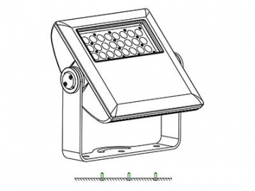 Architectural Lighting Waterproof Dimmable LED Spot Light  Code AM725SCT-SWT-CAT LED Lighting