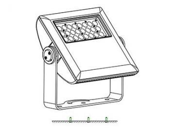 Architectural Lighting 24 LEDs 70W LED Spot Light  Code AM725T-XCT LED Lighting