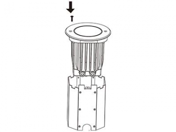 Outdoor Lighting 3 LEDs Warm and Cool White LED Light  Code AP785SWT-SCT LED Lighting