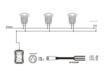 Outdoor Lighting 3 LEDs Warm and Cool White LED Light  Code AP785SWT-SCT LED Lighting