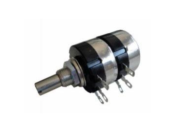 24mm Size Metal Shaft 6K Rotary Potentiometer, RV24YG