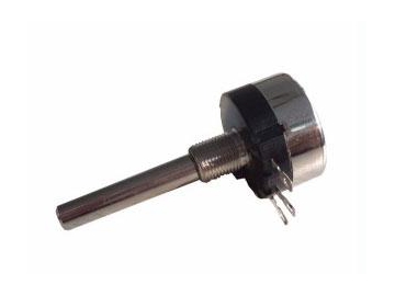 24mm Size Metal Shaft 6K Rotary Potentiometer, RV24-40S