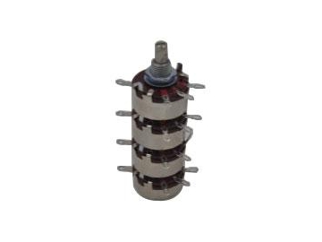 30mm Metal Shaft Multi-Gang Rotary Potentiometer, WTH118 Series