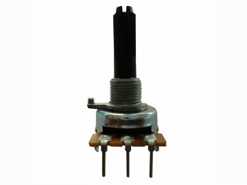 17mm Size Insulated Shaft Rotary Potentiometer, WH171 Series