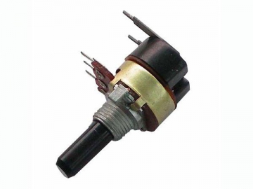 17mm Metal Shaft 500 ohm Potentiometer Switch, WH168 Series