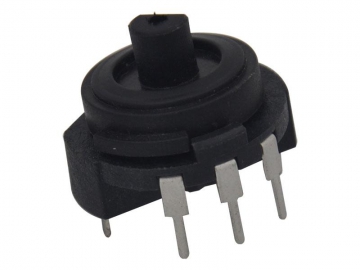 28mm Metal Shaft 10K ohm Rotary Potentiometer Switch, WH028-17