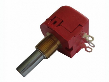 23mm Diameter Single Turn Wire Wound Potentiometer, WX118 Series