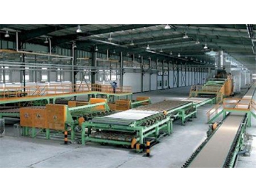 Scoring and Cutting Unit of Plasterboard Production Line