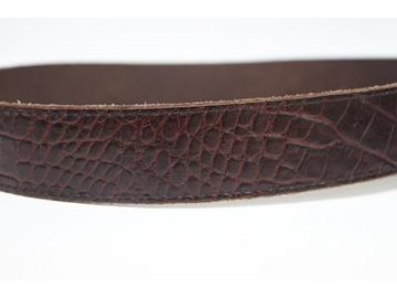 Embossed Leather Belt