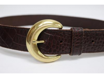 Embossed Leather Belt