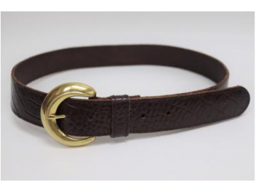 Embossed Leather Belt