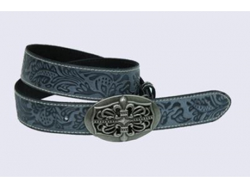 Embossed Leather Belt