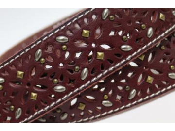 Leather Cut Out Belt