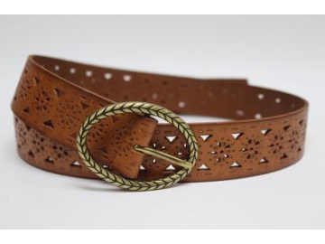 Leather Cut Out Belt