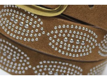 Studded Leather Belt, Rivet Belt