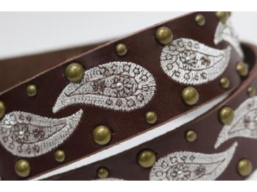 Studded Leather Belt, Rivet Belt