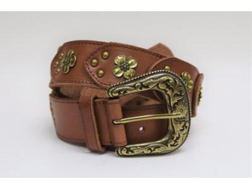 Studded Leather Belt, Rivet Belt