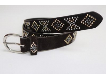 Cow Suede Leather Belt