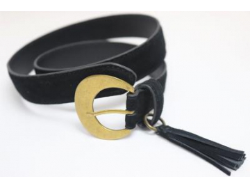 Cow Suede Leather Belt