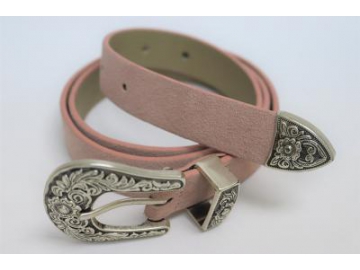 Cow Suede Leather Belt