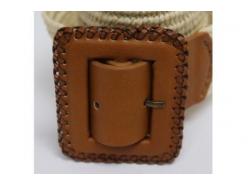 Braided Cotton Belt, Straw Belt