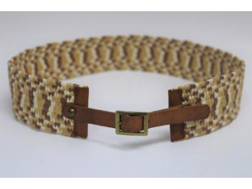 Braided Cotton Belt, Straw Belt