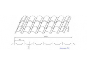 Roll Forming Line for Metal Tile Roofing