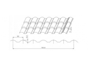 Roll Forming Line for Metal Tile Roofing