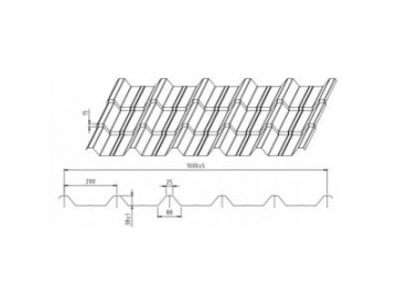 Roll Forming Line for Metal Tile Roofing