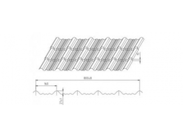 Roll Forming Line for Metal Tile Roofing