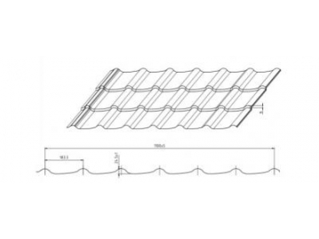 Roll Forming Line for Metal Tile Roofing