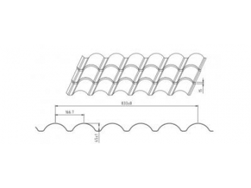 Roll Forming Line for Metal Tile Roofing