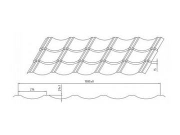 Roll Forming Line for Metal Tile Roofing