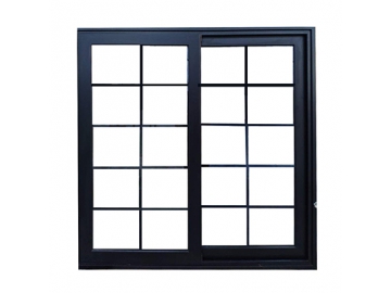 Aluminum Sliding Window, with Aluminum reinforcing Bars