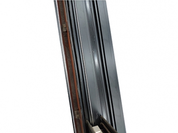 Aluminum Sliding Door, with Aluminum reinforcing Bar