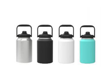 Stainless Steel Vacuum Thermal Insulated Bottle Outdoor Portable Large Capacity Beer Growler