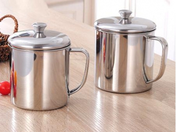Stainless Steel Mug with lid Tea Cup Coffee Mug