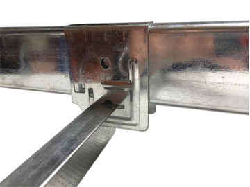 Furring Channel Ceiling System(with Aluminous Gusset Plate)