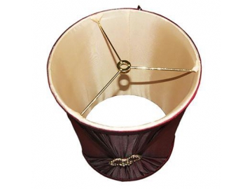 Red Color Deep Drum Fabric Softback Lampshade, Coverlight Mold Number(DJL0129)