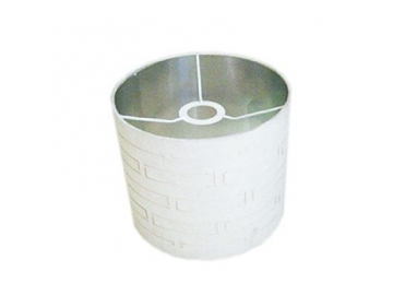 Drum (Cylinder) Laser Cut Shaped Lampshade in Off-White, Coverlight (Model Number:DJL0216)