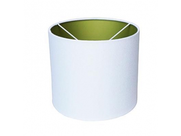 Modern Cheap Linen PVC Hardback Round Base White Drum Cylinder Lampshade, Coverlight                                             Model Number: DJL0500