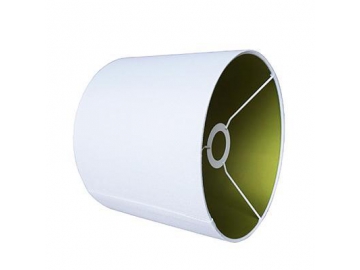 Modern Cheap Linen PVC Hardback Round Base White Drum Cylinder Lampshade, Coverlight                                             Model Number: DJL0500