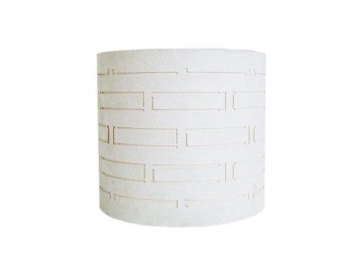 Drum (Cylinder) Laser Cut Shaped Lampshade in Off-White, Coverlight (Model Number:DJL0216)